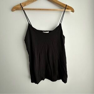 H&M Black Camisole with Spaghetti Straps XS